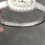 Cartier Baignoire HPI01607 Mini Model Silver Dial Iced Out Moissanite Best Replica (Wrist Size 15, 16, 17cm) - Image 15