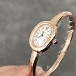 Cartier Baignoire de Cartier Rose Gold Silver Dial Mini Model Best Replica (Wrist Size 15, 16, 17cm) - Image 12