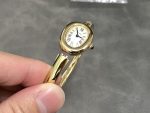 Cartier Baignoire de Cartier Yellow Gold Silver Dial Mini Model Best Replica (Wrist Size 15, 16, 17cm) - Image 8