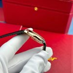 Cartier Ballon Bleu CRWGBB0009 Automatic Rose Gold Black Leather Strap Best Replica AF 36mm - Image 5
