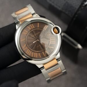 Cartier Ballon Bleu W6920032 Two Tone Brown Dial Best Replica AF 42mm - Image 10