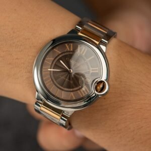 Cartier Ballon Bleu W6920032 Two Tone Brown Dial Best Replica AF 42mm - Image 14