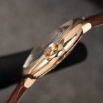 Cartier Ballon Bleu W6920037 Rose Gold Brown Dial Leather Strap Best Replica AF 42mm - Image 6