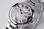 Cartier Ballon Bleu W6920084 White Dial Bracelet Best Replica AF 33mm - Image 3