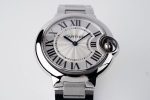 Cartier Ballon Bleu W6920084 White Dial Bracelet Best Replica AF 33mm - Image 4
