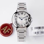 Cartier Ballon Bleu W6920084 White Dial Bracelet Best Replica AF 33mm - Image 9
