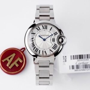 Cartier Ballon Bleu W6920084 White Dial Bracelet Best Replica AF 33mm - Image 9