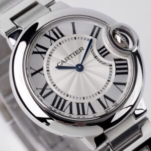 Cartier Ballon Bleu W6920084 White Dial Bracelet Best Replica AF 33mm - Image 10