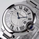 Cartier Ballon Bleu W6920084 White Dial Bracelet Best Replica AF 33mm - Image 11