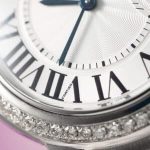Cartier Ballon Bleu WE902065 White Dial Custom Natural Diamond Bezel Best Replica 33mm - Image 13