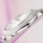 Cartier Ballon Bleu WE902065 White Dial Custom Natural Diamond Bezel Best Replica 33mm - Image 15