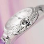 Cartier Ballon Bleu WE902065 White Dial Custom Natural Diamond Bezel Best Replica 33mm - Image 16