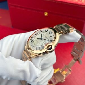 Cartier Ballon Bleu WGBB0039 Rose Gold White Dial Best Replica AF 42mm - Image 13