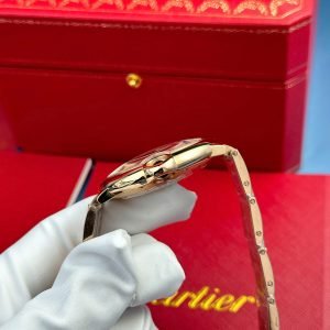 Cartier Ballon Bleu WGBB0039 Rose Gold White Dial Best Replica AF 42mm - Image 15