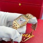 Cartier Panth??re Ladies Rose Gold MOP Dial Diamond Bezel Best Replica AF 27mm x 36mm - Image 4