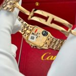 Cartier Panth??re Ladies Rose Gold MOP Dial Diamond Bezel Best Replica AF 27mm x 36mm - Image 7