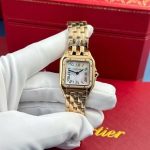 Cartier Panth??re Ladies Rose Gold MOP Dial Diamond Bezel Best Replica AF 27mm x 36mm - Image 10