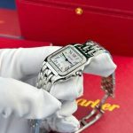 Cartier Panth??re Steel Ladies MOP Dial Diamond Bezel Best Replica AF 27mm x 36mm - Image 13