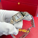 Cartier Panth??re Two Tone Rose Gold MOP Dial Diamond Bezel Best Replica AF 27mm x 36mm - Image 4