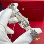 Cartier Panth??re Two Tone Rose Gold MOP Dial Diamond Bezel Best Replica AF 27mm x 36mm - Image 17