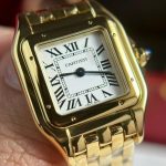 Cartier Panth??re WGPN0047 Ladies Small Model Yellow Gold Replica BVF 23mm x 30mm - Image 13