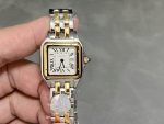 Cartier Panth??re de Cartier Small Model Two Tone Yellow Gold White Dial Best Replica BVF 23mm x 30mm - Image 4