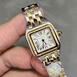Cartier Panth??re de Cartier Small Model Two Tone Yellow Gold White Dial Best Replica BVF 23mm x 30mm - Image 10