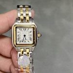 Cartier Panth??re de Cartier Small Model Two Tone Yellow Gold White Dial Best Replica BVF 23mm x 30mm - Image 12