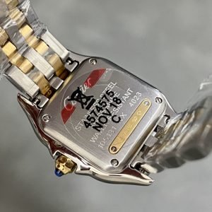 Cartier Panth??re de Cartier Small Model Two Tone Yellow Gold White Dial Best Replica BVF 23mm x 30mm - Image 15