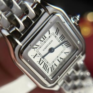 Cartier Panth??re de Cartier Steel Small Model White Dial Best Replica BVF 23mm x 30mm - Image 12
