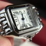 Cartier Panth??re de Cartier Steel Small Model White Dial Best Replica BVF 23mm x 30mm - Image 13