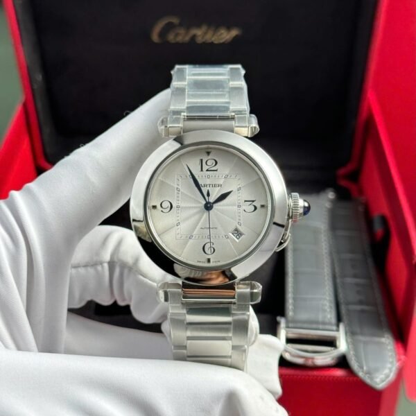 Cartier Pasha de Cartier WSPA0009 Steel White Dial Best Replica BVF 41mm - Image 1