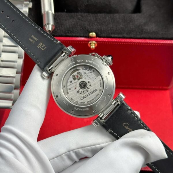 Cartier Pasha de Cartier WSPA0009 Steel White Dial Best Replica BVF 41mm - Image 9