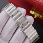 Cartier Santos Blue Dial Custom Moissanite Case Large Model Best Replica BVF 39.8mm - Image 20