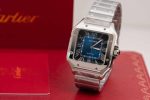 Cartier Santos Blue Dial Large Model Best Replica BVF 39.8mm - Image 2