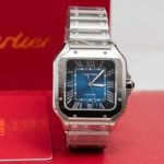 Cartier Santos Blue Dial Large Model Best Replica BVF 39.8mm - Image 10