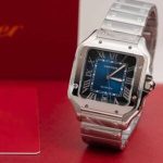 Cartier Santos Blue Dial Large Model Best Replica BVF 39.8mm - Image 11