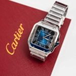 Cartier Santos Blue Dial Large Model Best Replica BVF 39.8mm - Image 13