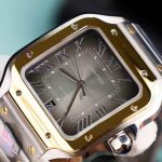 Cartier Santos De Cartier CRW2SA0030 Two Tone Grey Dial Large Model Best Replica BVF 39.8mm - Image 16