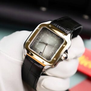Cartier Santos De Cartier CRW2SA0030 Two Tone Grey Dial Large Model Best Replica BVF 39.8mm - Image 18