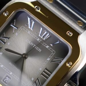 Cartier Santos De Cartier CRW2SA0030 Two Tone Grey Dial Large Model Best Replica BVF 39.8mm - Image 19