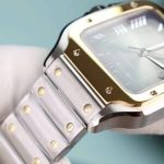 Cartier Santos De Cartier CRW2SA0030 Two Tone Grey Dial Large Model Best Replica BVF 39.8mm - Image 20