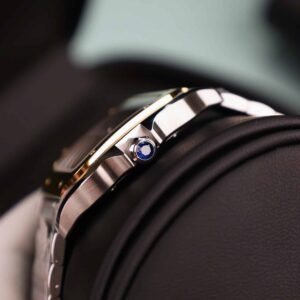Cartier Santos De Cartier CRW2SA0030 Two Tone Grey Dial Large Model Best Replica BVF 39.8mm - Image 22