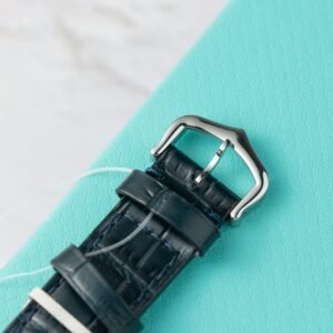 Cartier Santos Dumont Steel Silver Dial Custom Moissanite Case Leather Strap Replica BVF 38mm x 27.5mm - Image 14