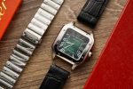 Cartier Santos Large Model Green Dial Best Replica BVF 39.8mm - Image 9