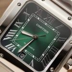 Cartier Santos Large Model Green Dial Best Replica BVF 39.8mm - Image 14