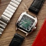 Cartier Santos Large Model Green Dial Best Replica BVF 39.8mm - Image 18