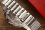 Cartier Santos Large Model White Dial Best Replica BVF 39.8mm - Image 7