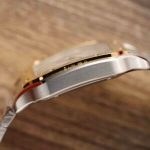 Cartier Santos Two Tone Yellow Gold White Dial Large Model Best Replica BVF 39.8mm - Image 13