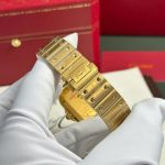 Cartier Santos WGSA0030 Yellow Gold White Dial Medium Model Best Replica BVF 35.1mm - Image 11